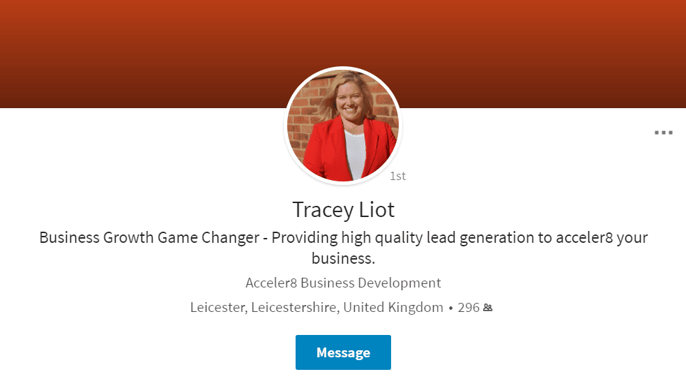 LinkedIn profile 